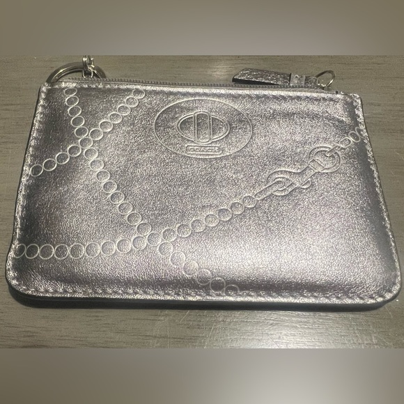 Coach Handbags - Coach gunmetal card holder